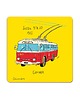 podkładki do kuchni Podkładka pod kubek Gdynia Trolejbus