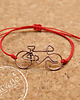 bransoletki wire wrapping Rower -copper
