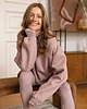 bluza bez kaptura damska Bluza Biggie Brudny Róż