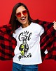 t-shirt damskie Koszulka damska biała Girl power