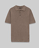 t-shirty męskie Koszulka polo sturno brązowy