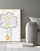 plakaty Plakat Łódź City Map