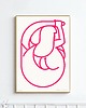plakaty Plakat Sitodruk Siren Pink