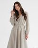 sukienki maxi damskie Lniana sukienka CAMELLIA MAXI NATURAL