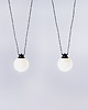 lampy wiszące Lampa nowoczesna wisząca GLASS HANGMAN 2 podwieszana mleczne klosze kulki