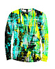 bluzy męskie Koszulka Longsleeve Męska DR.CROW Greasy Lime
