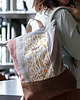 plecaki Plecak kurierski z suwakiem patchwork