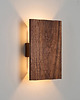kinkiety Drewniany kinkiet ścienny LED