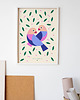 plakaty Plakat Lovebirds