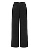 spodnie materiałowe damskie Spodnie PREMIUM PALAZZO FEELINGS BLACK BOSSY