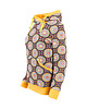 bluza z kapturem damska Bluza kangurka "Mandala" z musztardą