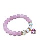 bransoletki z kamieni naturalnych Blue and lavender /heart/ - bransoletka  /29-12-24/