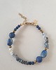 bransoletki z kamieni naturalnych Bransoletka BOHO z opalem dendrytowym, lapis lazuli, hematytem
