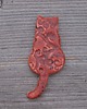 magnesy Ceramiczny magnes kot  czerwony