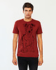 t-shirty męskie Jack Russell terrier Dog no.2 Men's T-shirt marsala
