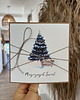 kartki świąteczne Ręcznie robiona kartka świąteczna z choinką