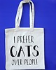 torby na zakupy I preffer cats over people, torba zakupowa