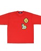 bluzki dla chłopców Czerwona Bawełniana Bluzka Dla Dziecka Z Długim Rękawem
