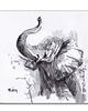 grafiki i ilustracje Słoń. Grafika ręcznie malowana