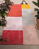 koce i narzuty THE RELAXATION MAT - multifunkcjonalna pomarańczowo-różowa mata patchworkowa