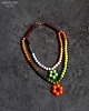 korale Naszyjniki w stylu Boho bajecznie kolorowy Optymistyczny prezent  handmade