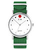 zegarki unisex Zegarek - Japonia - zielony, nylonowy