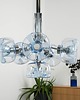 lampy wiszące Żyrandol, włoski design, szkło Murano, lata 70, produkcja: Włochy