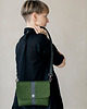torby na ramię Marmollada - filcowa listonoszka ZIELONA + czarny