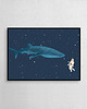 plakaty Plakat Rekin Wielorybi w kosmosie