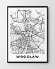 plakaty Plakat Mapa Wrocław
