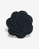 broszki Broszka róża XL - czarna