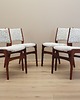 krzesła Komplet czterech krzeseł tekowych, duński design, lata 70, produkcja: Dania