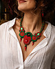 kolie Red Hot Chili- naszyjnik soutache