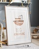 obrazy i plakaty do pokoju dziecięcego Plakat Statek Adventure P80