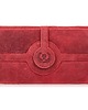 portfele damskie Portfel damski skórzany czerwony duży vintage poziomy Paolo Peruzzi T-134-HRD
