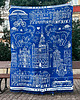 koce i narzuty Koc Poznań Pattern