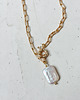 złote naszyjniki Naszyjnik Pearl Chain