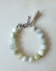 bransoletki z kamieni naturalnych Bransoletka  BOHO ART naturalny jadeit