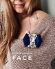 broszki Brosza z Kolekcji FACE ze stylową metalową twarzą New