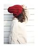 czapki damskie Czapka handmade beanie z wełną merino bulky