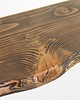 półki Półka drewniana wisząca na ścianę z żywą krawędzią grubość 38 mm
