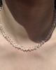 chokery Choker ze szklanych koralikow
