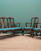 sofy i szezlongi Komplet do salonu, duński design, lata 70, styl: Chippendale