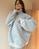 bluza bez kaptura damska Bluza Patchouli zamek light grey Poprzedni Następny