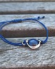 bransoletki na sznurku Lapis lazuli  - bransoletka sznurkowa
