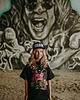 t-shirty dla chłopców T-shirt oversize Teddyland czarna dziecko
