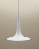 lampy wiszące Lampa wisząca biała, duński design, lata 70, producent: Frandsen