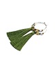 kolczyki chwosty Kolczyki chwosty Alloys Collection Boho /olive  vol. 2/ 
