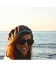 czapki damskie Czapka  z wełną beanie ombre