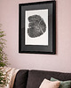 grafiki i ilustracje Unikatowy Obraz Botaniczny w Ramie 30x40cm. Monotypia Plaster Drzewa